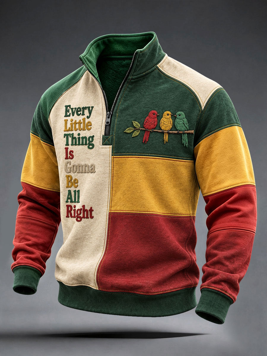 Men's Every Little Thing Is Gonna Be All Right Sweatshirt