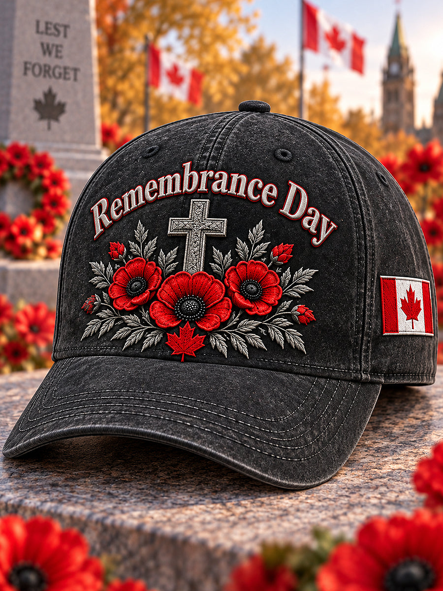 Unisex Remembrance Day Print Hat