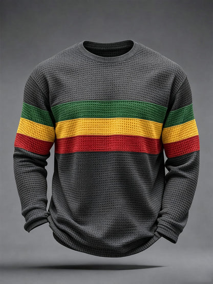 Men's Reggae Inspired  Waffle Top