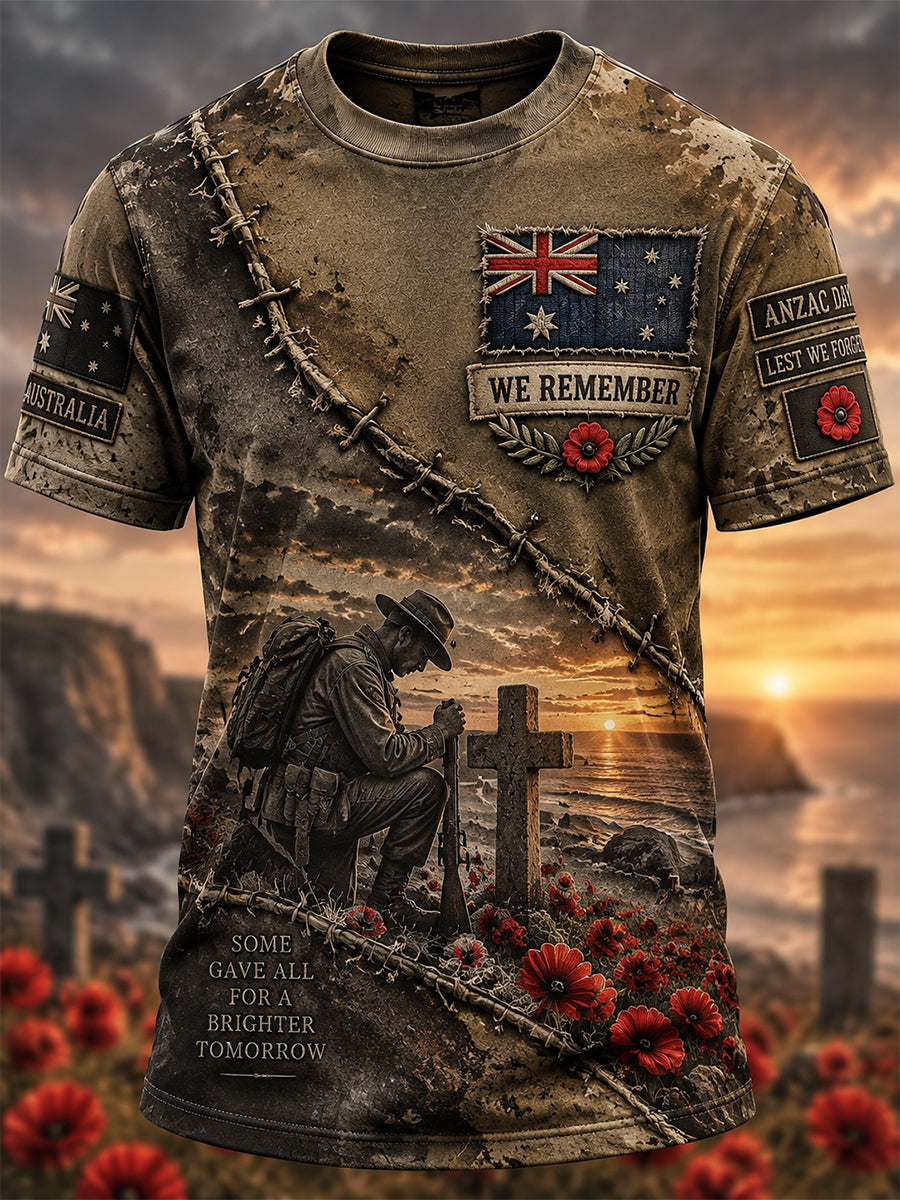Men's Remembrance Day In Australia T-Shirts