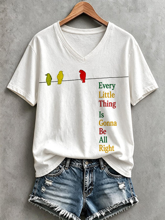 Women's Every Little Thing Is Gonna Be All Right T-Shirt