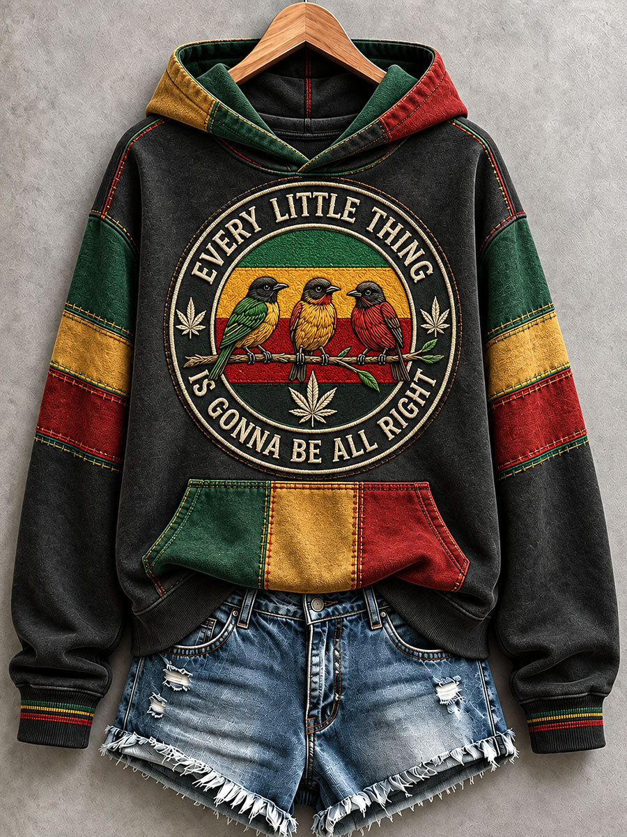 Women's Every Little Thing Is Gonna Be All Right Hoodie