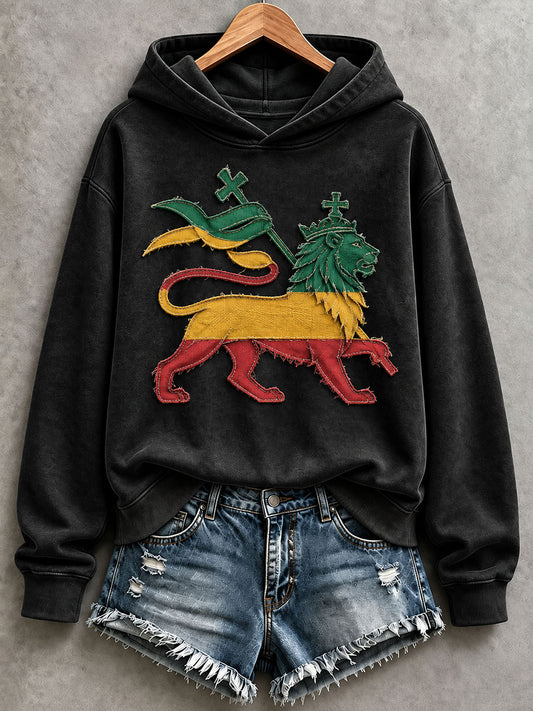 Women's Reggae Inspired Lion Hoodie