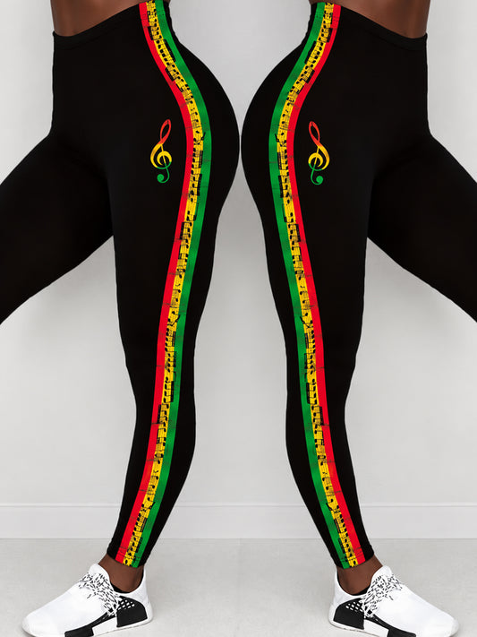Women's EVERY LITTLE THING IS GONNA BE ALRIGHT Print Casual Leggings