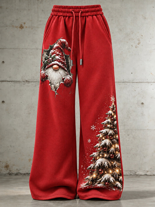 Women's Christmas Art Print Sweatpants