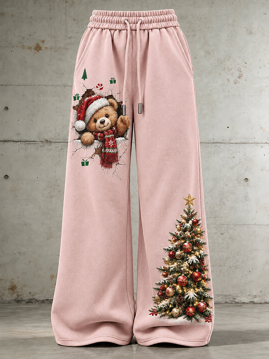 Women's Christmas Art Print Sweatpants