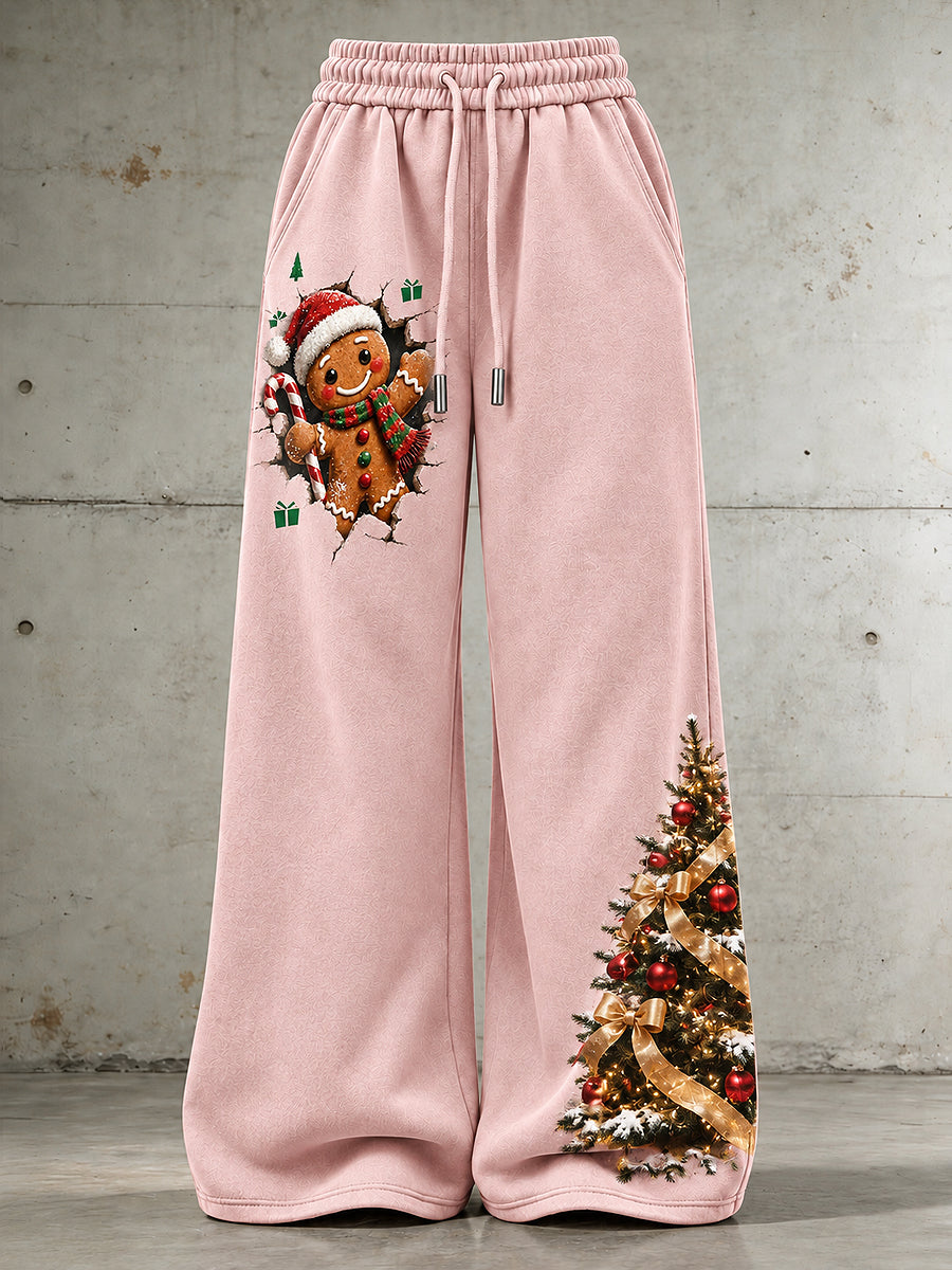 Women's Christmas Art Print Sweatpants