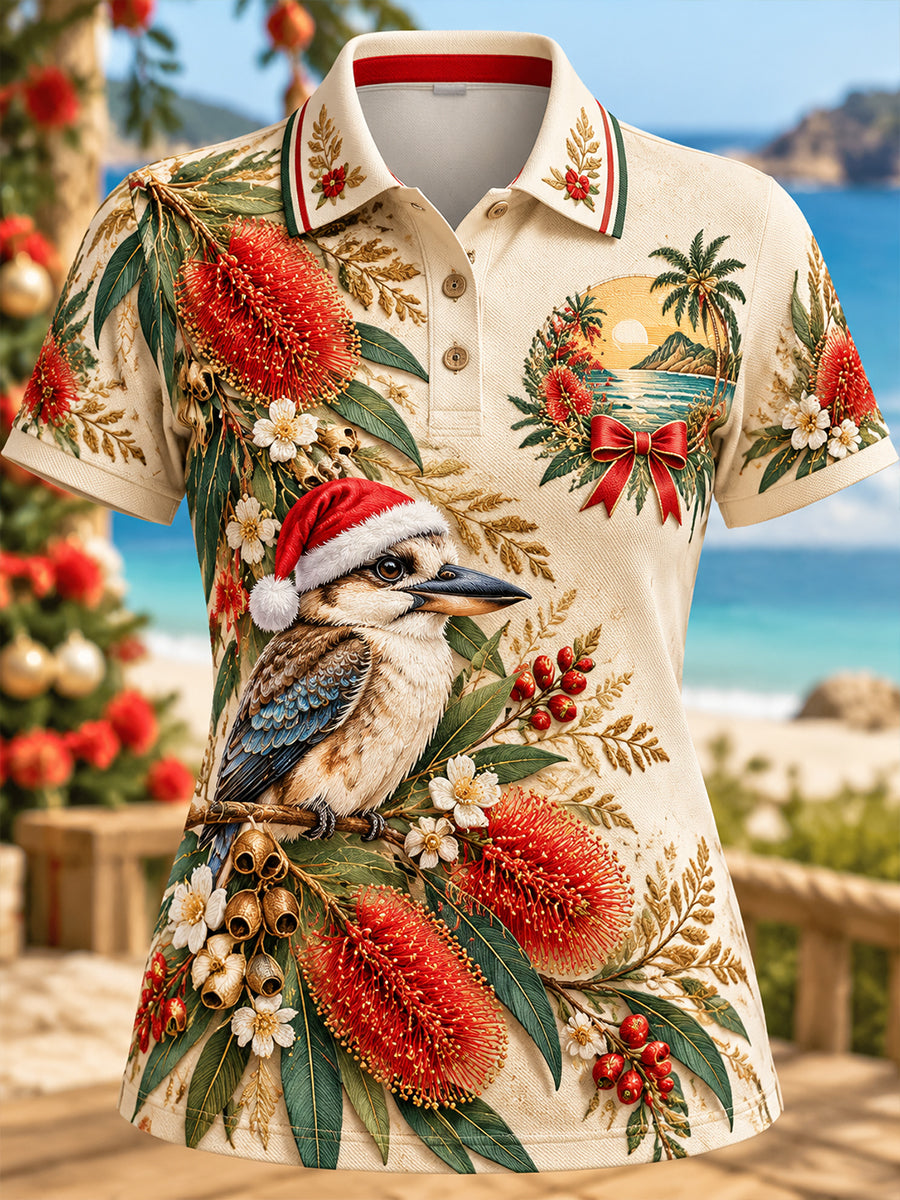 Women's Christmas In Australia Polo T-Shirt