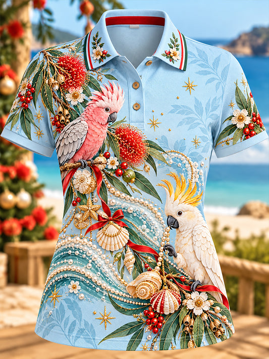 Women's Christmas In Australia Polo T-Shirt