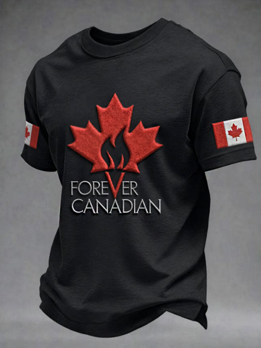 Men's PROUD ALBERTAN FOREVER CANADIAN short sleeves t-shirt