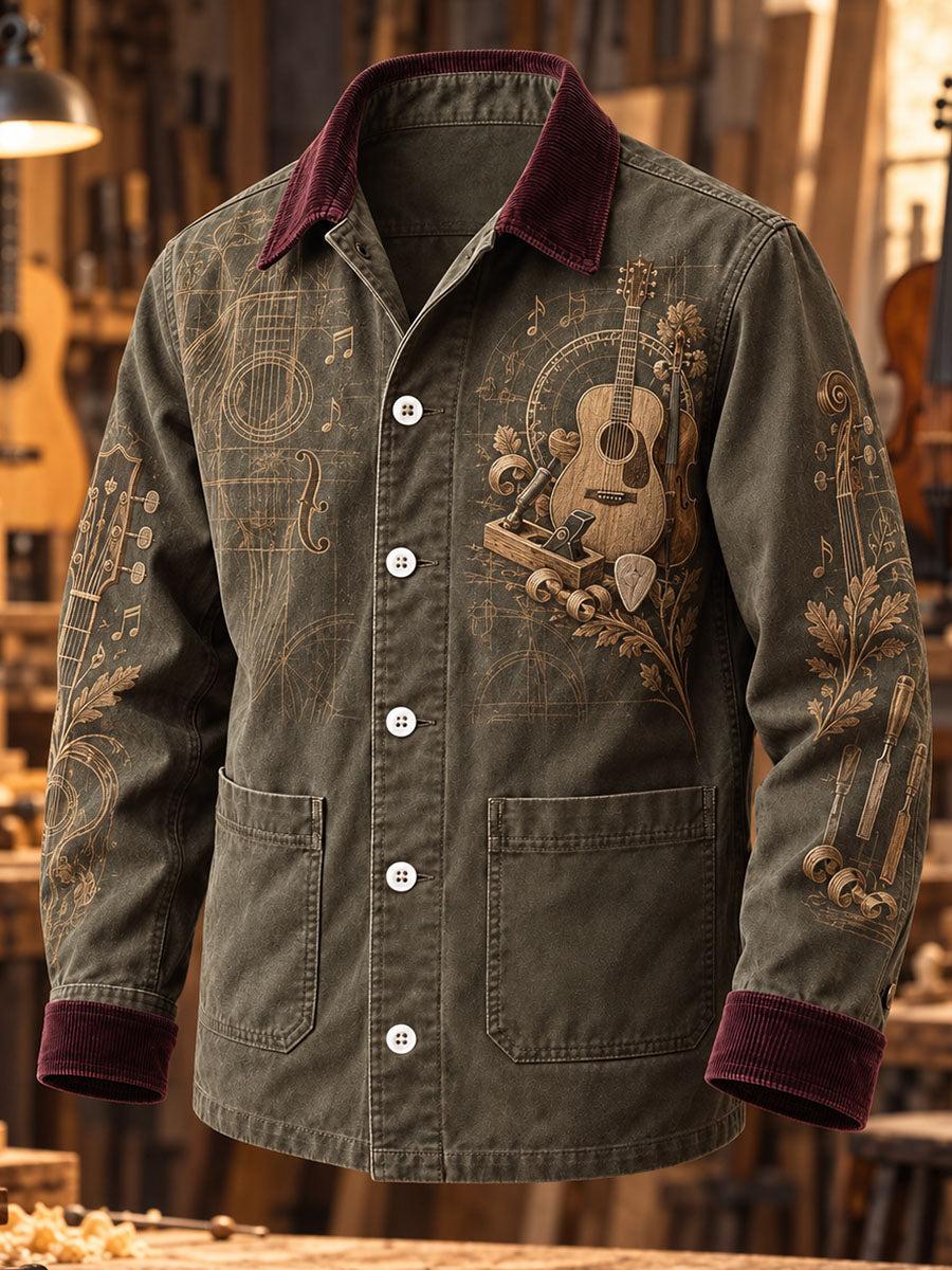 Men's Country Music Print Jakcet